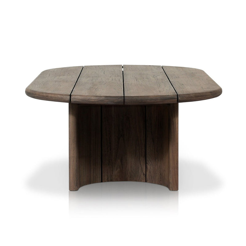 Paden Outdoor Coffee Table - Stained Toasted Brown-fsc