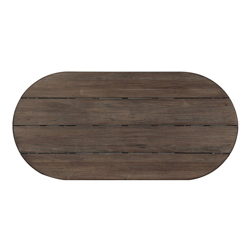 Paden Outdoor Coffee Table - Stained Toasted Brown-fsc