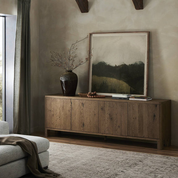 Noeline Sideboard - Resawn Worn Oak
