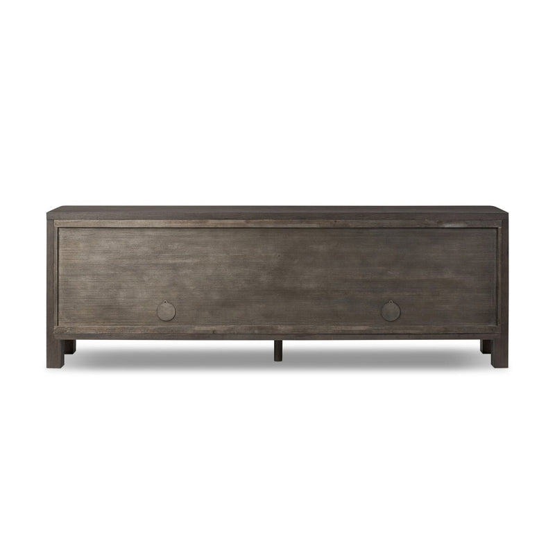 Noeline Sideboard - Cracked Smoked Black Veneer