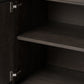 Noeline Sideboard - Cracked Smoked Black Veneer