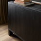 Noeline Sideboard - Cracked Smoked Black Veneer