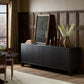 Noeline Sideboard - Cracked Smoked Black Veneer