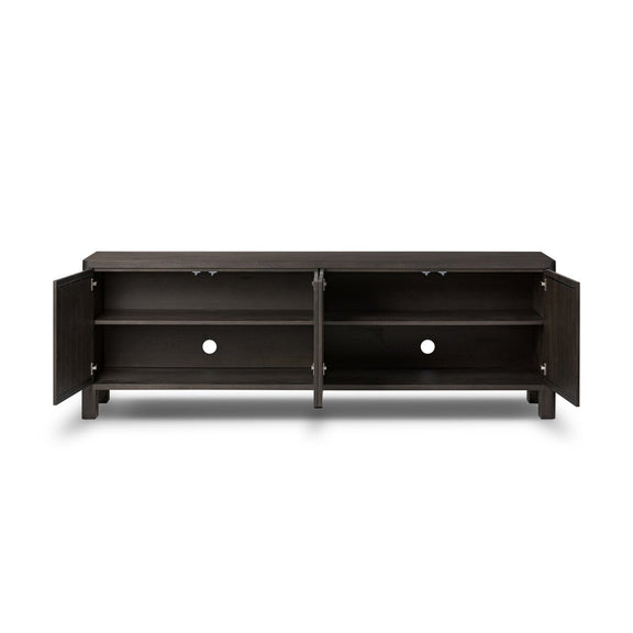 Noeline Sideboard - Cracked Smoked Black Veneer