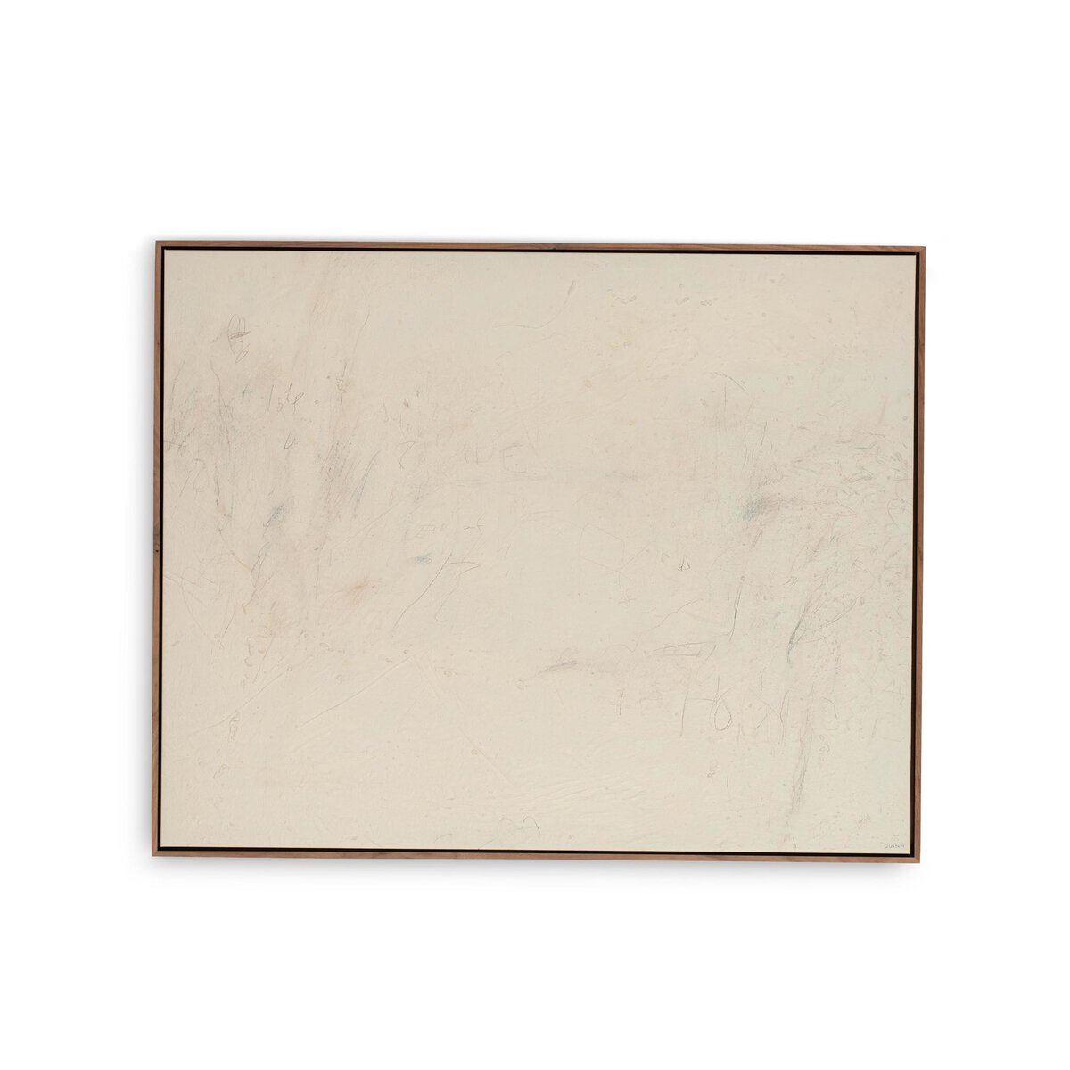 Notes In The Fog No. 1 by Tyler Guinn - Rustic Walnut Floater