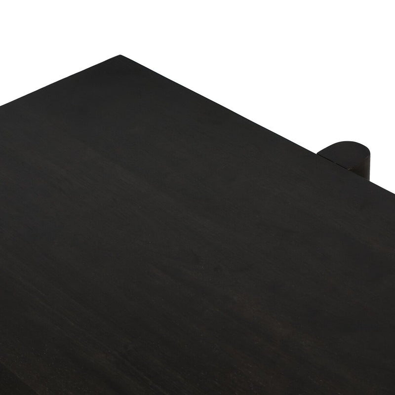 Reza Desk - Worn Black Parawood