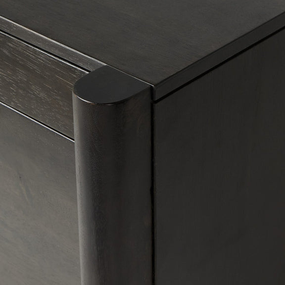 Reza Desk - Worn Black Parawood