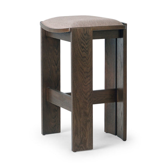 Hoven Backless Bar + Counter Stool - Alcala Fawn