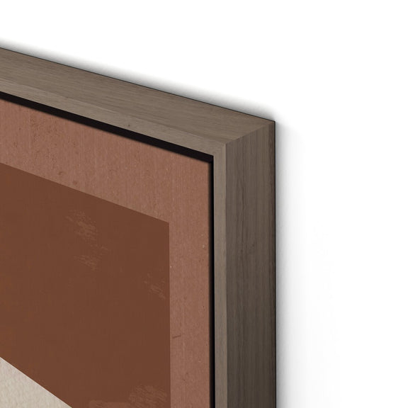 Tonal Study I by Coup d'Esprit - Rustic Walnut Floater
