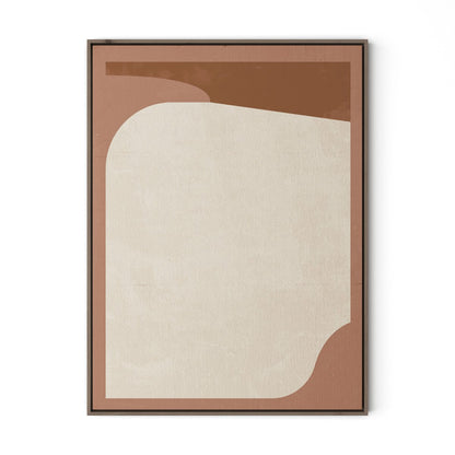 Tonal Study I by Coup d'Esprit - Rustic Walnut Floater