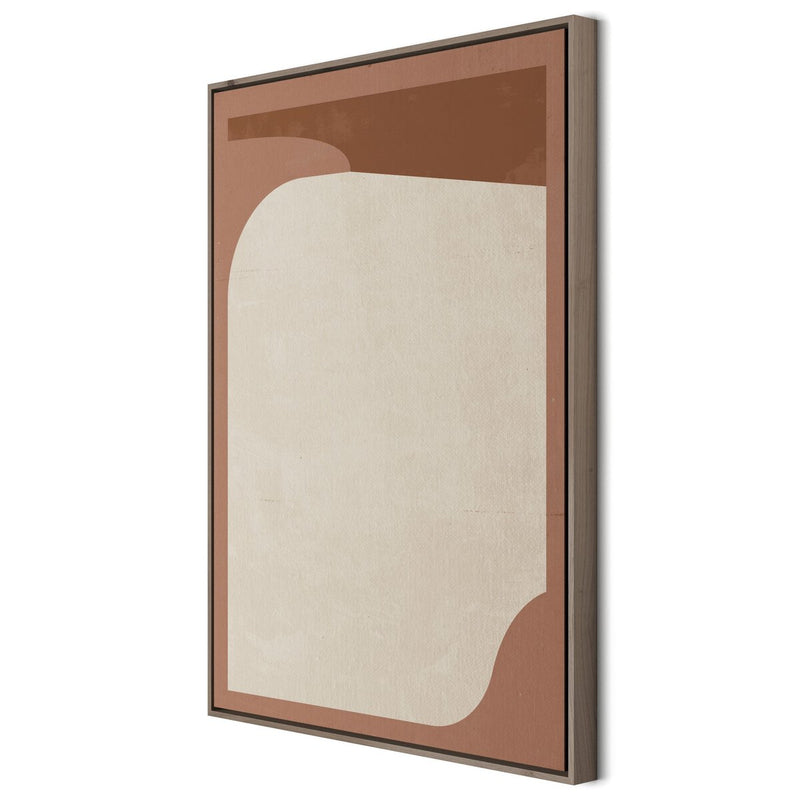 Tonal Study I by Coup d'Esprit - Rustic Walnut Floater
