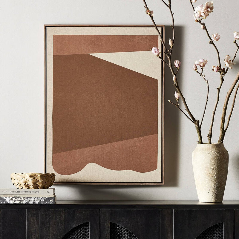 Tonal Study II by Coup d'Esprit - Rustic Walnut Floater