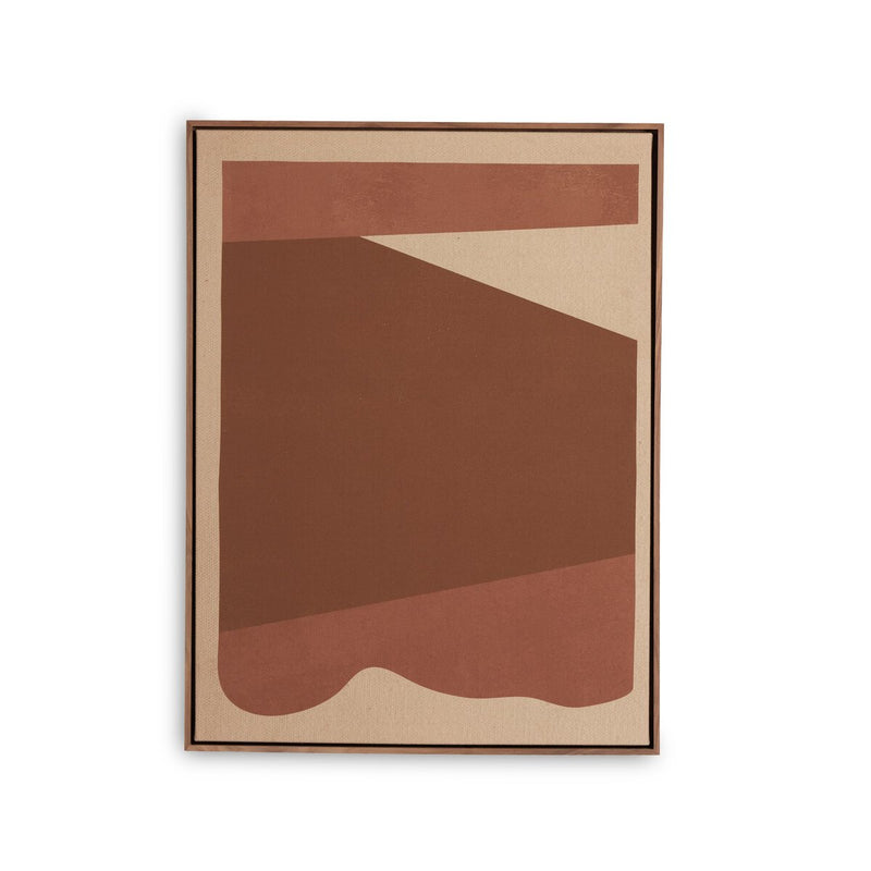 Tonal Study II by Coup d'Esprit - Rustic Walnut Floater