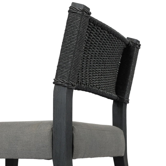 Ferris Outdoor Dining Chair - Arashi Graphite