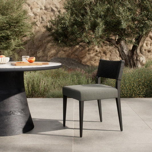 Ferris Outdoor Dining Chair - Arashi Graphite