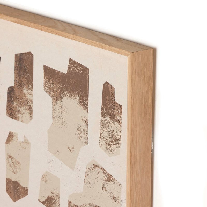 Block Sand I by Coup d'Esprit - White Oak Floater