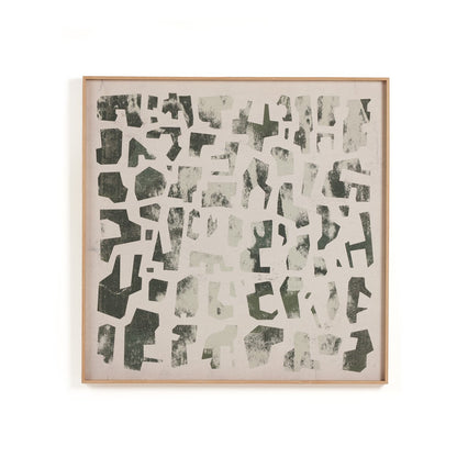 Block Sea I by Coup d'Esprit - White Oak Floater