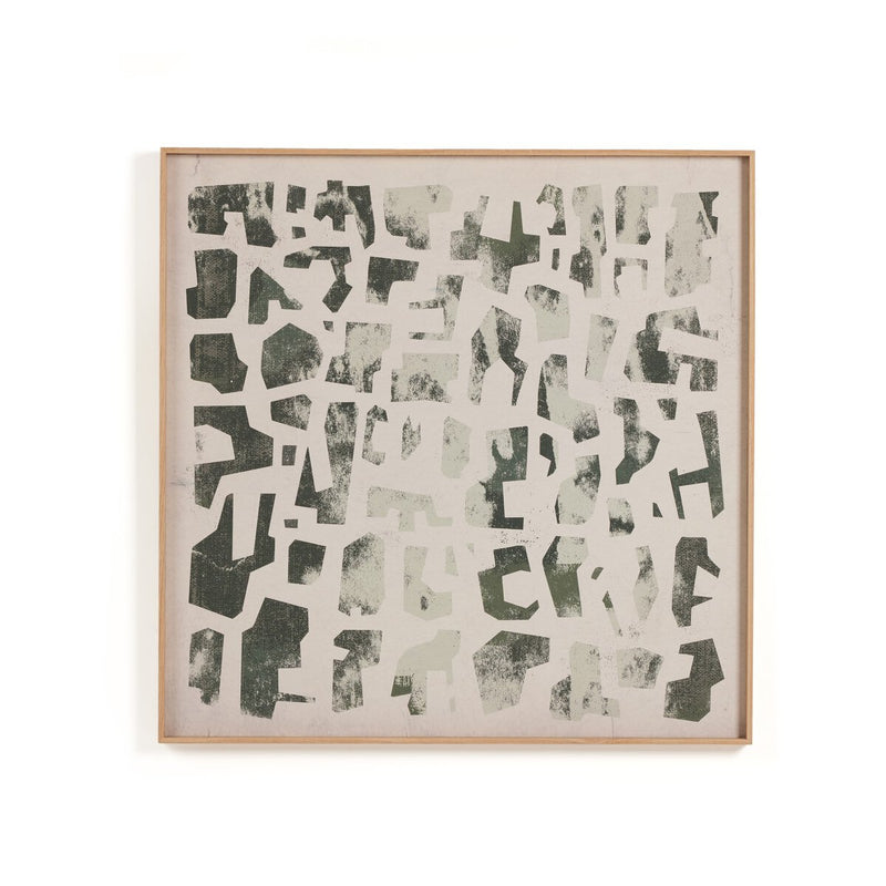 Block Sea I by Coup d'Esprit - White Oak Floater