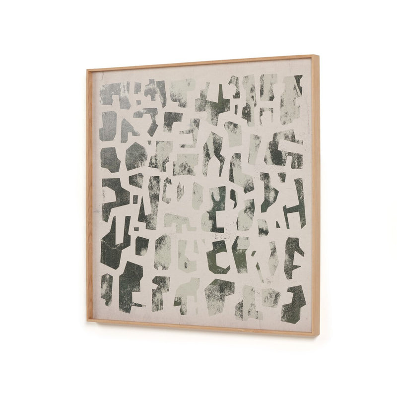 Block Sea I by Coup d'Esprit - White Oak Floater