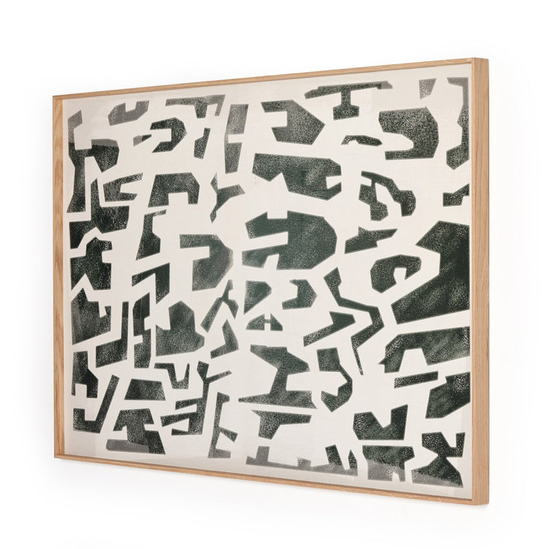 Block Sea II by Coup d'Esprit - White Oak Floater