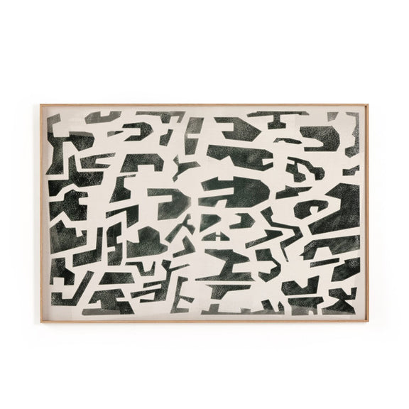 Block Sea II by Coup d'Esprit - White Oak Floater
