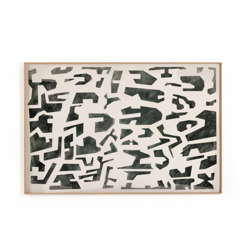 Block Sea II by Coup d'Esprit - White Oak Floater