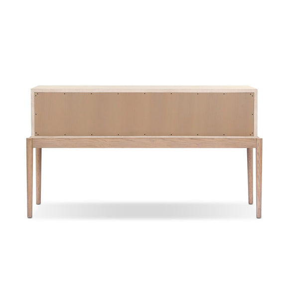 Ford Console Table - Beige Painted Linen