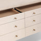 Ford Console Table - Beige Painted Linen