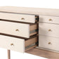 Ford Console Table - Beige Painted Linen