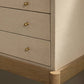 Ford Console Table - Beige Painted Linen