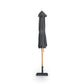 Baska Outdoor Round Umbrella - Arashi Graphite
