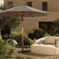 Baska Outdoor Round Umbrella - Arashi Graphite