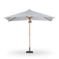 Baska Outdoor Rectangular Umbrella - Arashi Salt
