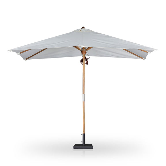 Baska Outdoor Rectangular Umbrella - Arashi Salt