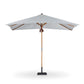 Baska Outdoor Rectangular Umbrella - Arashi Salt
