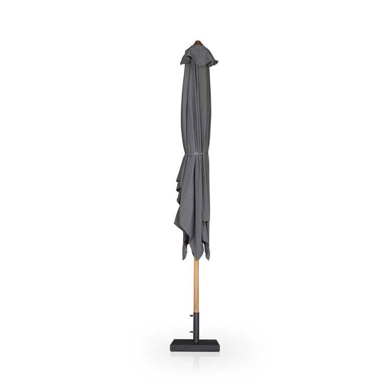 Baska Outdoor Rectangular Umbrella - Arashi Graphite