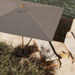 Baska Outdoor Rectangular Umbrella - Arashi Graphite