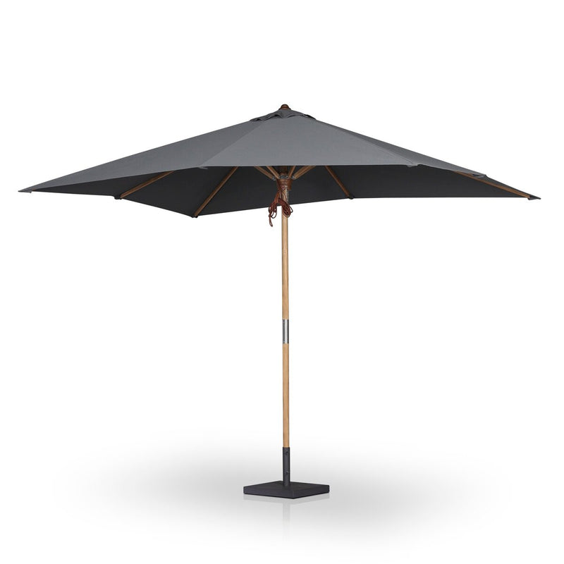 Baska Outdoor Rectangular Umbrella - Arashi Graphite