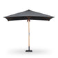 Baska Outdoor Rectangular Umbrella - Arashi Graphite