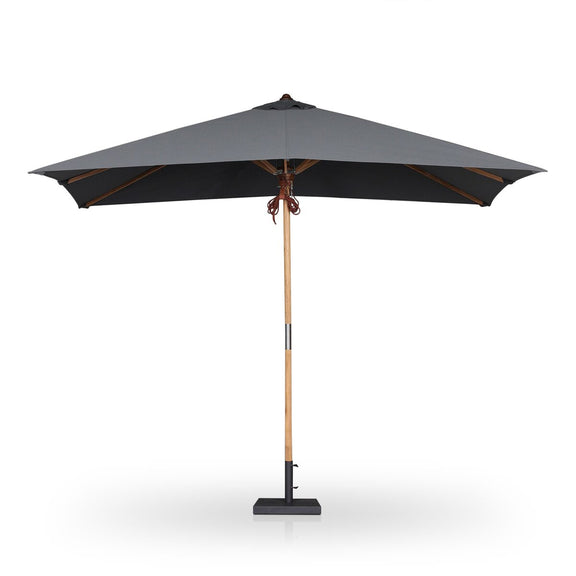 Baska Outdoor Rectangular Umbrella - Arashi Graphite