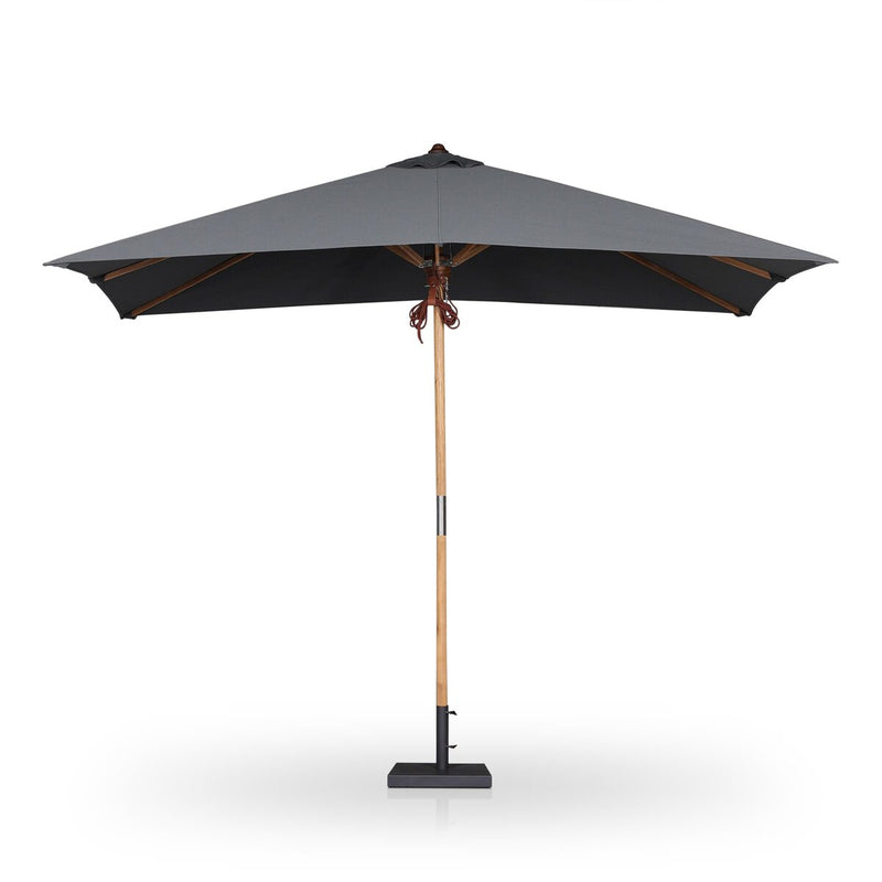 Baska Outdoor Rectangular Umbrella - Arashi Graphite