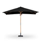 Baska Outdoor Rectangular Umbrella - Arashi Black