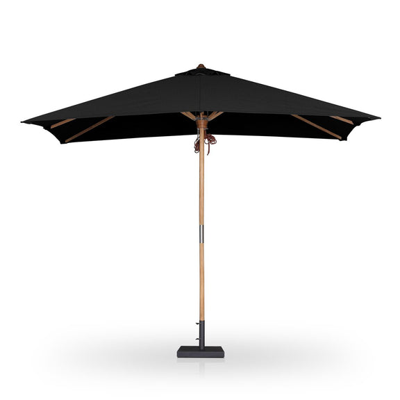 Baska Outdoor Rectangular Umbrella - Arashi Black