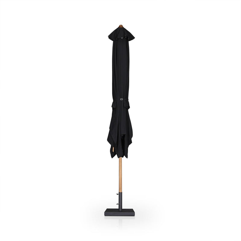 Baska Outdoor Rectangular Umbrella - Arashi Black