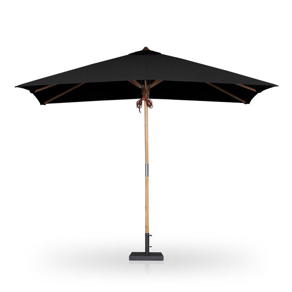Baska Outdoor Rectangular Umbrella - Arashi Black