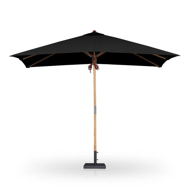 Baska Outdoor Rectangular Umbrella - Arashi Black