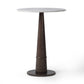 Goetz Bar + Counter Table - Honed White Marble