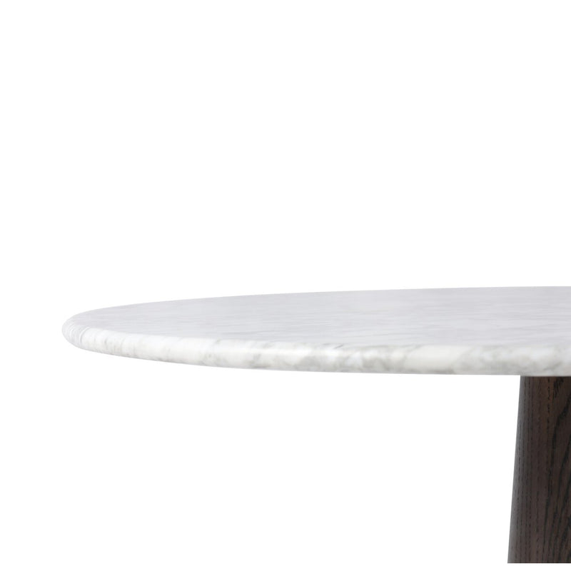Goetz Bar + Counter Table - Honed White Marble