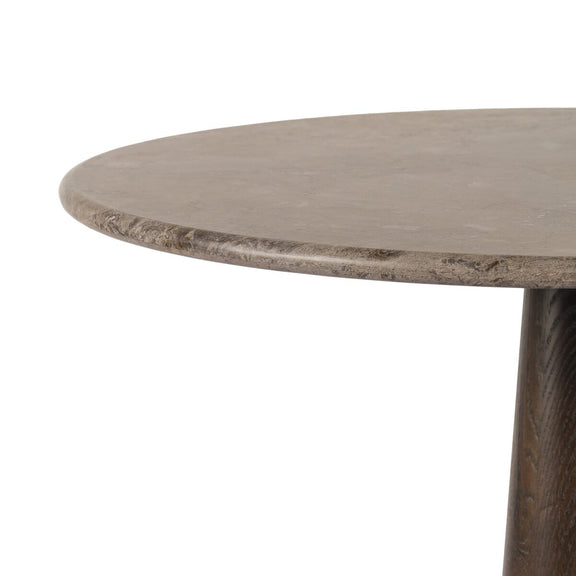 Goetz Bar + Counter Table - Warm Grey Marble