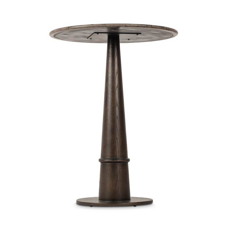 Goetz Bar + Counter Table - Warm Grey Marble